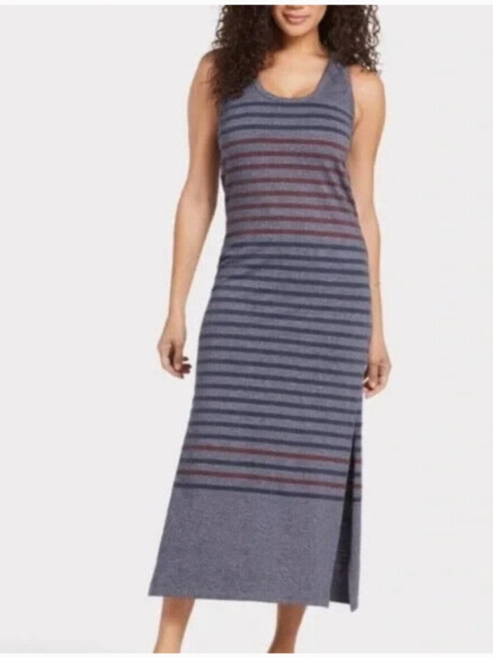 Sundry Maxi Bodycon Racerback Dress Coastal Beach Summer Size XS